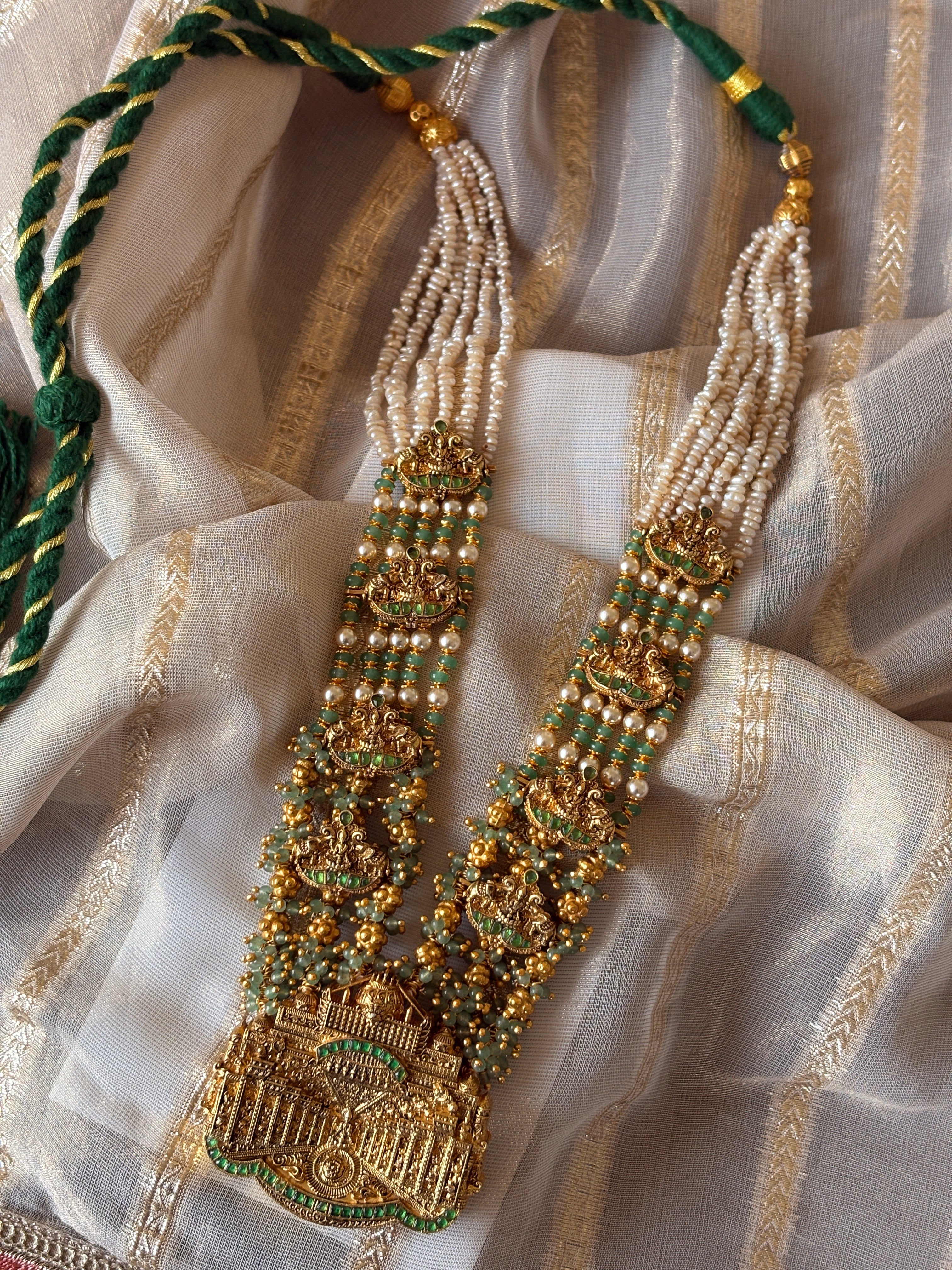 Green Temple Nagas Necklace